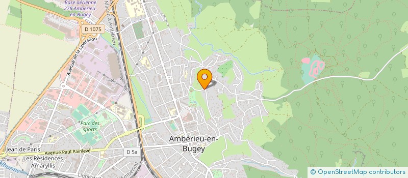 localisation de l'entreprise MONSIEUR ANDRE BERNOLIN  AMBERIEU-EN-BUGEY