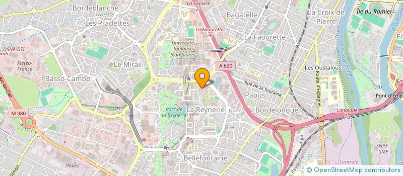 localisation de l'entreprise MONSIEUR ANDRE BERRIER à TOULOUSE
