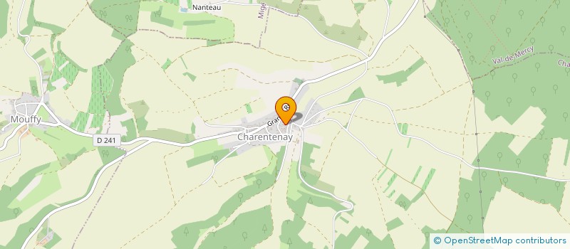 localisation de l'entreprise MONSIEUR ANDRE BERRY  CHARENTENAY