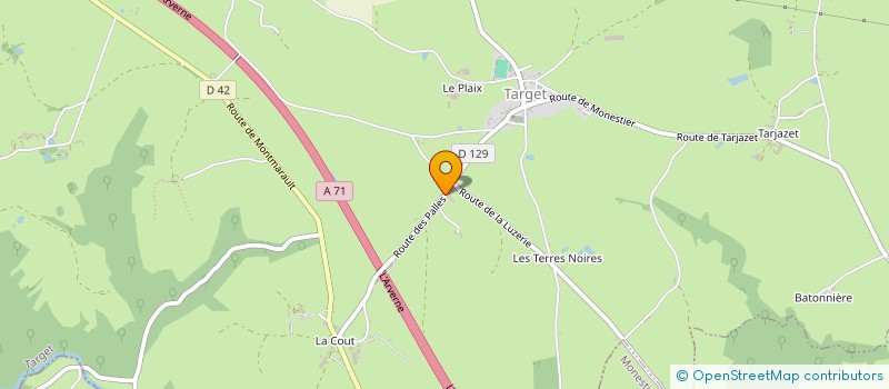 localisation de l'entreprise MONSIEUR ANDRE BERTHON  TARGET