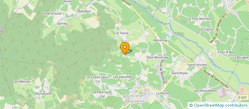 localisation de l'entreprise MONSIEUR ANDRE BERTHOUD à MARCHAMPT