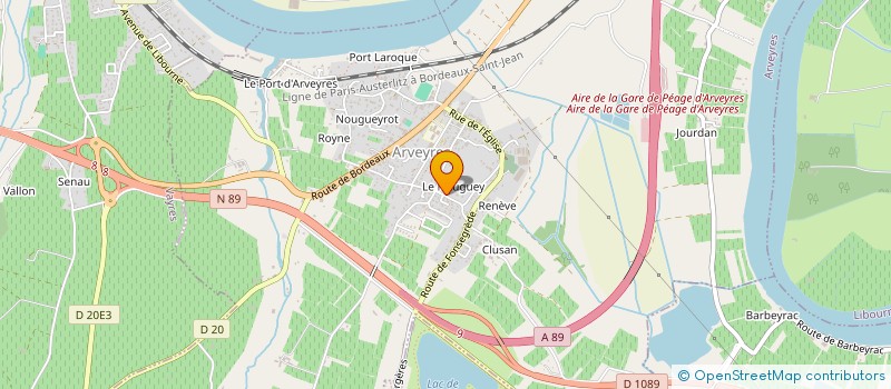 localisation de l'entreprise MONSIEUR ANDRE BERTIN  ARVEYRES