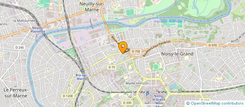 localisation de l'entreprise MONSIEUR ANDRE BERTONI à NOISY-LE-GRAND