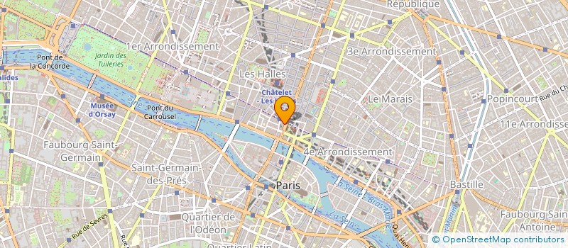 localisation de l'entreprise MONSIEUR ANDRE BERTRAND à PARIS