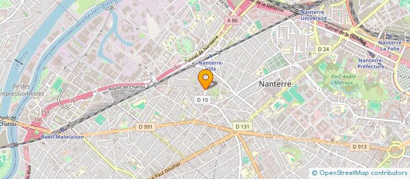 localisation de l'entreprise MONSIEUR ANDRE BESLIN  NANTERRE