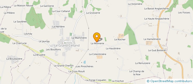 localisation de l'entreprise MONSIEUR ANDRE BESNIER à LE GRAND-CELLAND
