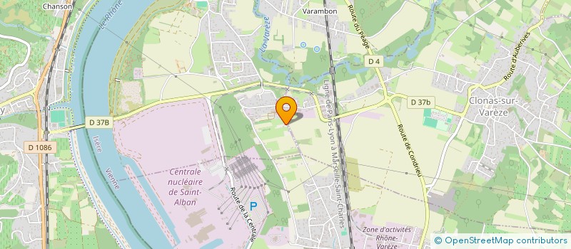 localisation de l'entreprise MONSIEUR ANDRE BESSEYRE  SAINT-ALBAN-DU-RHONE