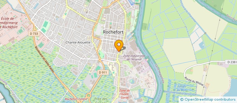 localisation de l'entreprise MONSIEUR ANDRE BETHENCOURT  ROCHEFORT