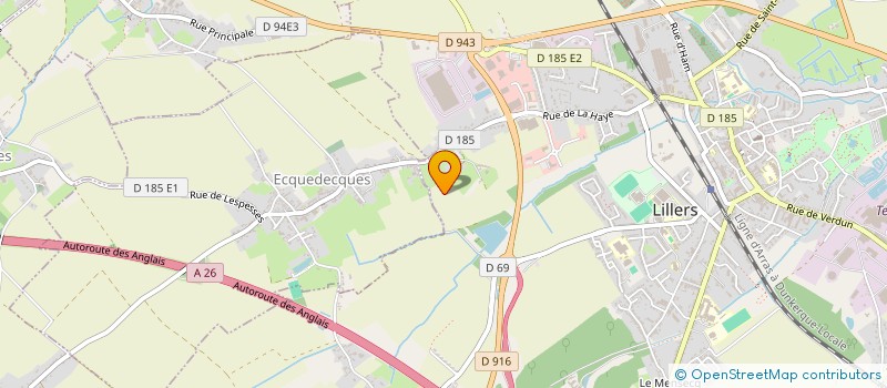 localisation de l'entreprise MONSIEUR ANDRE BEUGIN  LILLERS