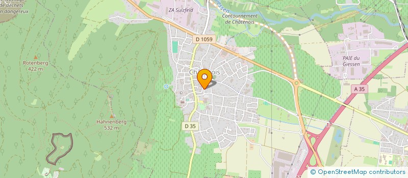 localisation de l'entreprise MONSIEUR ANDRE BEYER  CHATENOIS