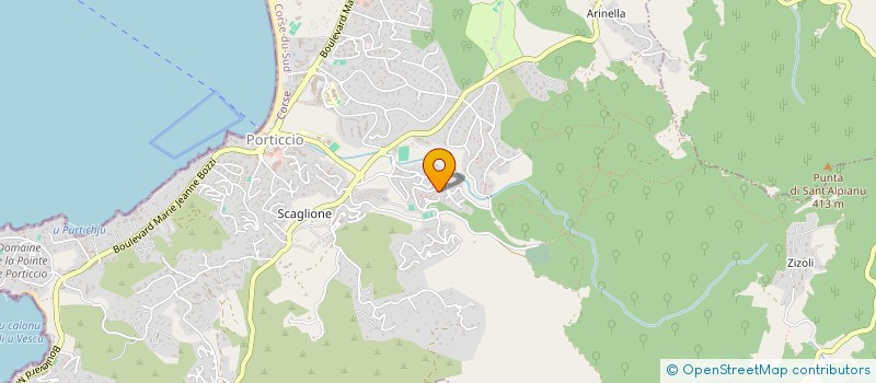 localisation de l'entreprise MONSIEUR ANDRE BIANCHI  GROSSETO-PRUGNA