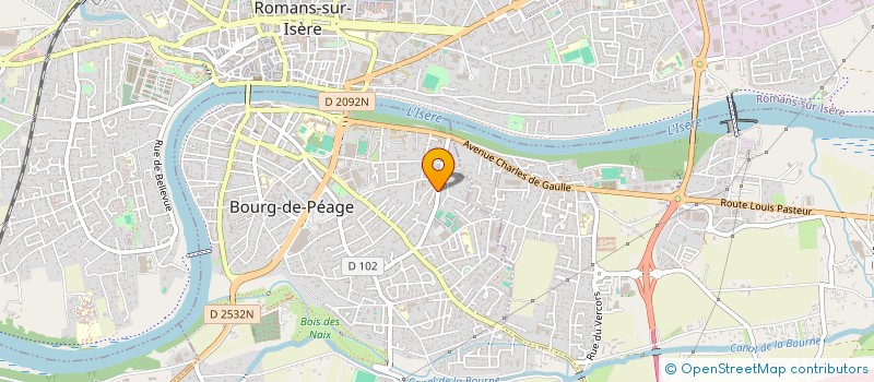 localisation de l'entreprise MONSIEUR ANDRE BIASETTI  BOURG-DE-PEAGE