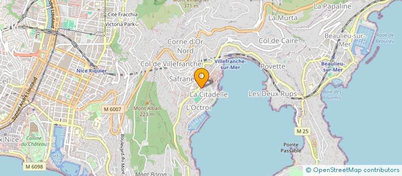 localisation de l'entreprise MONSIEUR ANDRE BIAUMET  VILLEFRANCHE-SUR-MER