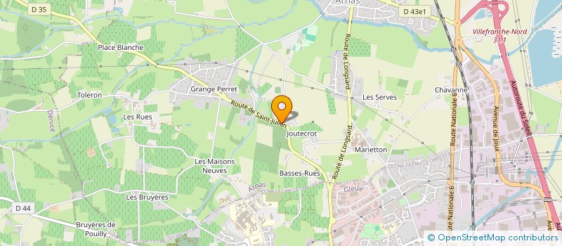 localisation de l'entreprise MONSIEUR ANDRE BIBET  ARNAS