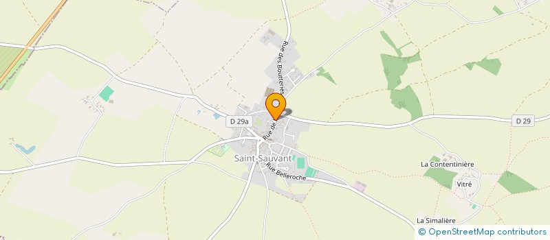 localisation de l'entreprise MONSIEUR ANDRE BIBOLLET à SAINT-SAUVANT
