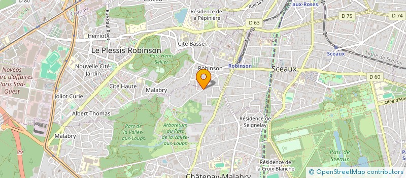 localisation de l'entreprise MONSIEUR ANDRE BIGGI à CHATENAY-MALABRY