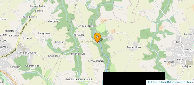 localisation de l'entreprise MONSIEUR ANDRE BILIEN  PLONEOUR-LANVERN