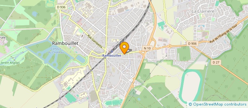 localisation de l'entreprise MONSIEUR ANDRE BILLY  RAMBOUILLET