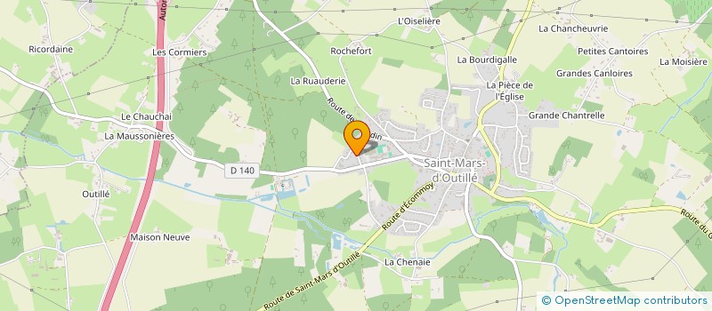 localisation de l'entreprise MONSIEUR ANDRE BISSON à SAINT BIEZ EN BELIN