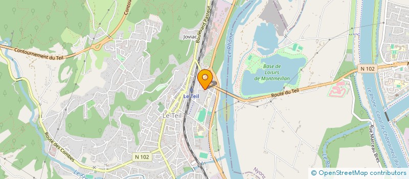 localisation de l'entreprise MONSIEUR ANDRE BISTEL  LE TEIL