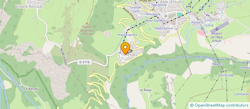 localisation de l'entreprise MONSIEUR ANDRE BLANC  HUEZ