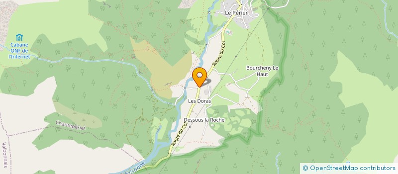 localisation de l'entreprise MONSIEUR ANDRE BLANC  CHANTEPERIER