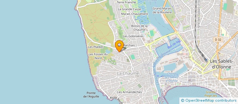localisation de l'entreprise MONSIEUR ANDRE BLANCHARD à LES SABLES D'OLONNE