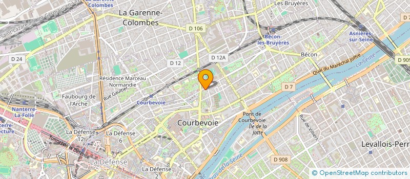 localisation de l'entreprise MONSIEUR ANDRE BLANLUET à COURBEVOIE