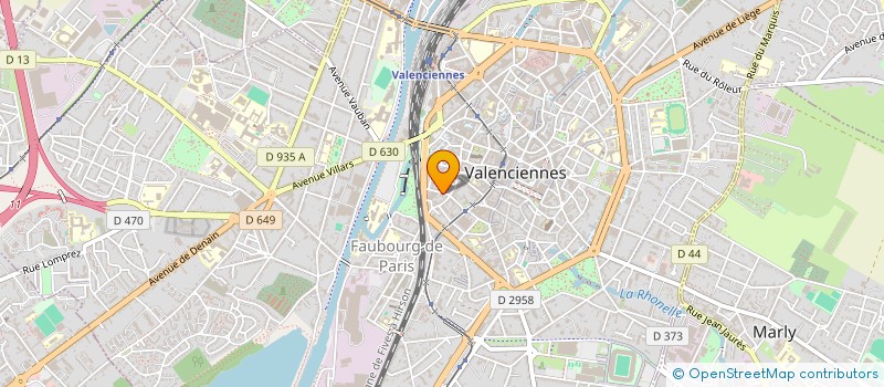 localisation de l'entreprise MONSIEUR ANDRE BLEUSE à VALENCIENNES