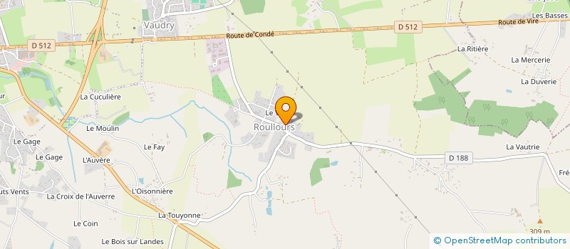 localisation de l'entreprise MONSIEUR ANDRE BLIN  VIRE NORMANDIE