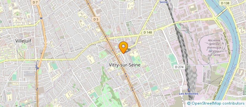 localisation de l'entreprise MONSIEUR ANDRE BLONDEAU  VITRY-SUR-SEINE