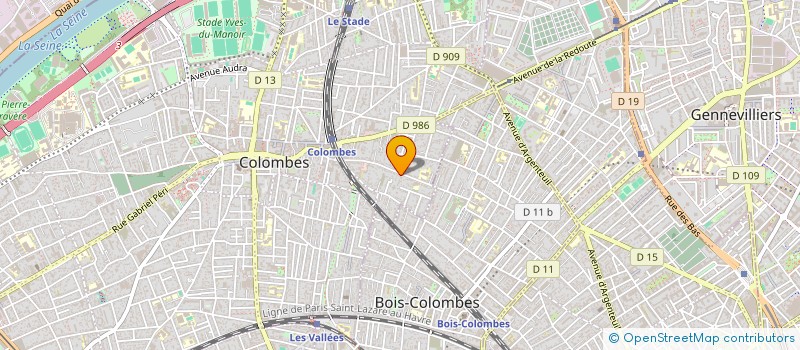 localisation de l'entreprise MONSIEUR ANDRE BODDAERT à COLOMBES