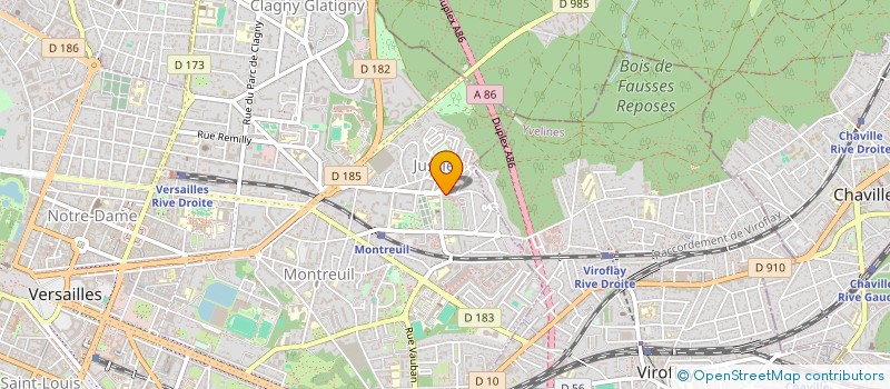 localisation de l'entreprise MONSIEUR ANDRE BODIOT à VERSAILLES
