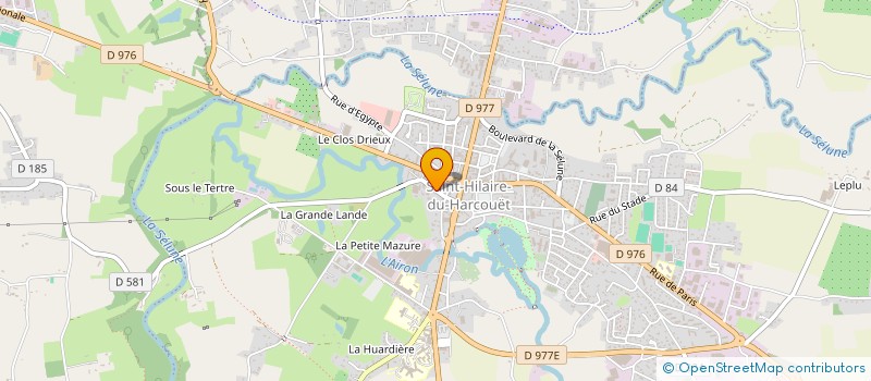 localisation de l'entreprise MONSIEUR ANDRE BOISBUNON  SAINT-HILAIRE-DU-HARCOUET