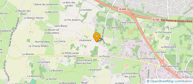 localisation de l'entreprise MONSIEUR ANDRE BOISRIVAUD à COUERON