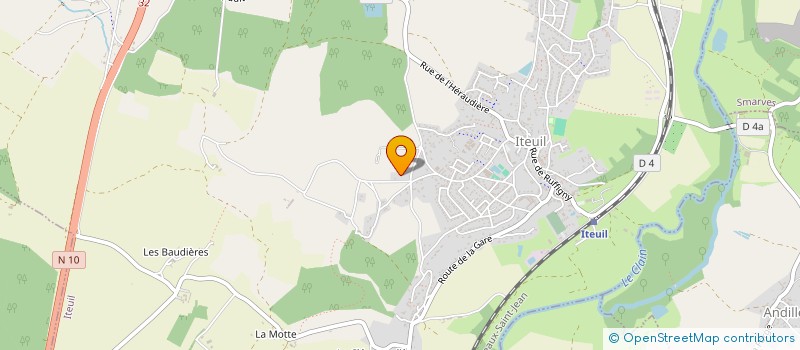 localisation de l'entreprise MONSIEUR ANDRE BOISSEAU à ITEUIL