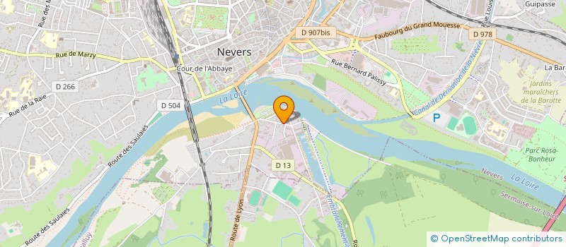 localisation de l'entreprise MONSIEUR ANDRE BOISSON  NEVERS