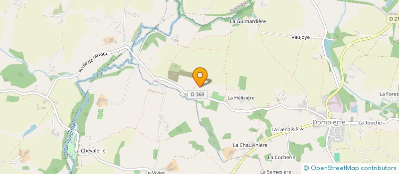 localisation de l'entreprise MONSIEUR ANDRE BOITTIAUX à DOMFRONT-EN-POIRAIE