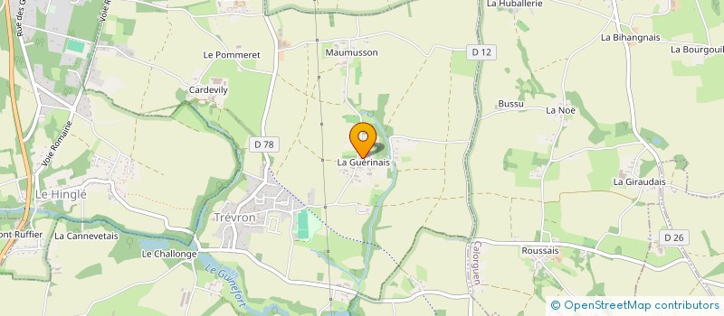 localisation de l'entreprise MONSIEUR ANDRE BOIXIERE  TREVRON