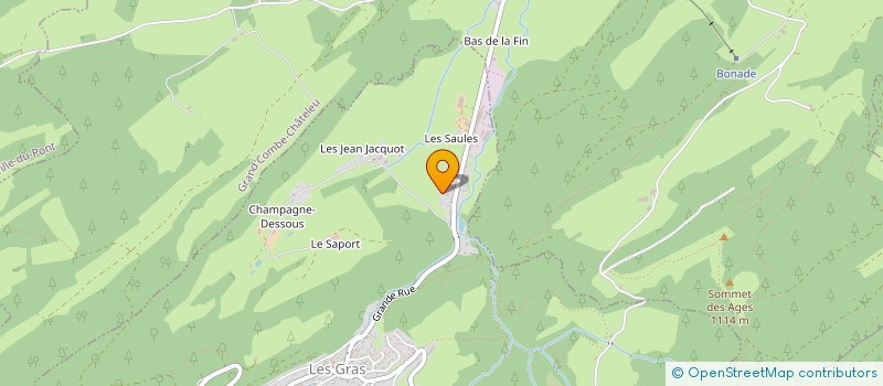 localisation de l'entreprise MONSIEUR ANDRE BOLE  LES GRAS