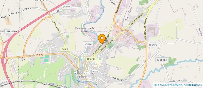 localisation de l'entreprise MONSIEUR ANDRE BONAFINI  VILLEDIEU-LES-POELES-ROUFFIGNY