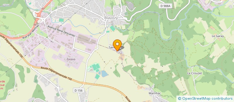 localisation de l'entreprise MONSIEUR ANDRE BONCOMPAIN  BLAVOZY