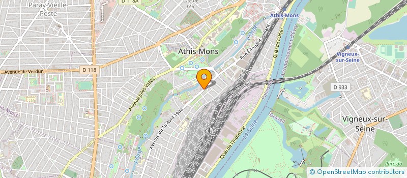 localisation de l'entreprise MONSIEUR ANDRE BONHOMME à ATHIS-MONS