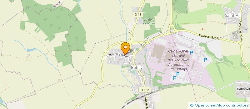 localisation de l'entreprise MONSIEUR ANDRE BONK  BATILLY