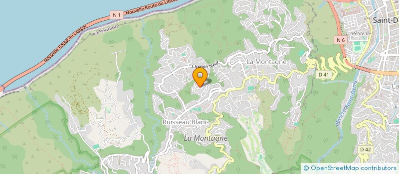 localisation de l'entreprise MONSIEUR ANDRE BONNAFOUS  SAINT-DENIS