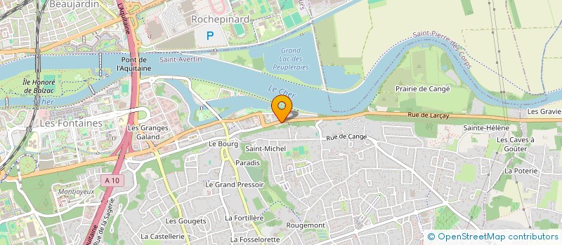 localisation de l'entreprise MONSIEUR ANDRE BONNEAU  SAINT-AVERTIN