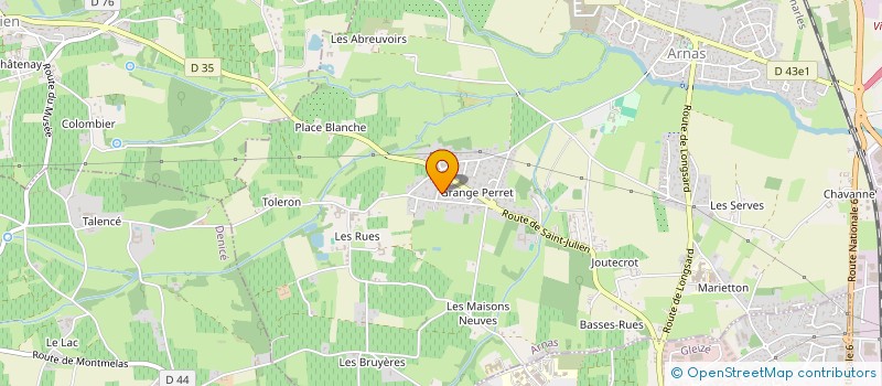 localisation de l'entreprise MONSIEUR ANDRE BONNEFOND  LIMAS