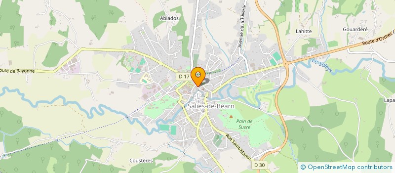 localisation de l'entreprise MONSIEUR ANDRE BONNET  SALIES-DE-BEARN