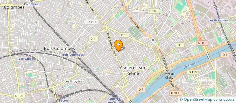 localisation de l'entreprise MONSIEUR ANDRE BONNET  ASNIERES-SUR-SEINE