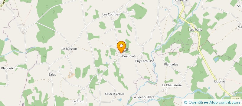 localisation de l'entreprise MONSIEUR ANDRE BONNET à LINARDS